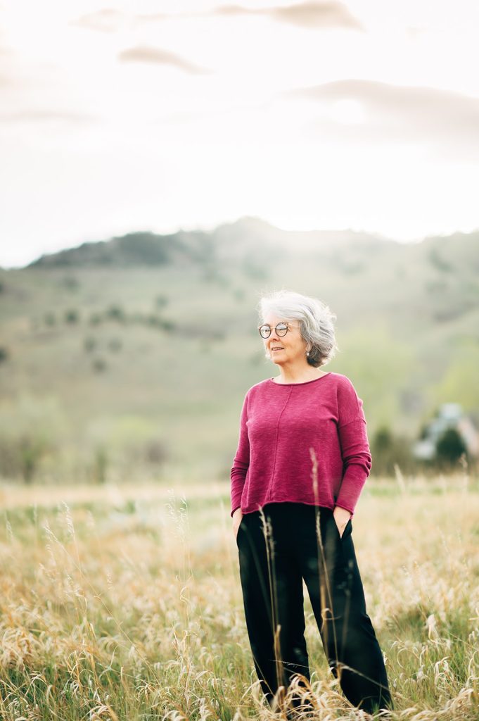 diane hullet in a field